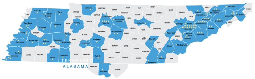 AmPharm TN Locations Map